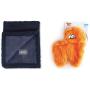 West Paw Big Sky Dog Blanket and Throw, Faux Suede (Midnight, Large) & Rowdies with HardyTex and Zogoflex, Plush Dog Toy (Hamilton, Orange Fur)