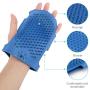 SEICIPET 5 in 1 Pet Grooming Shower Brush Kit | 2pcs Dog Deshedding Glove | Absorbent Pet Bath Towel | Self Cleaning Slicker Brush for Dogs & Cats | Pet Hair Remover Brush Gloves Tool Combo Gift Set