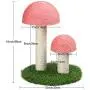 DRESSPLUS Cat Scratching Post, Mushroom Scratching Post, Natural Sisal Cat Scratcher Toys for Cats and Kittens DRESSPLUS Cat Scratching Post, Mushroom Scratching Post, Natural Sisal Cat Scratcher Toys for Cats and Kittens