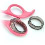 Scaredy Cut Silent Pet Clipper in Pink with a Scissor Sharpener