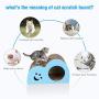 isYoung Cat Scratcher Cardboard, Corrugated Cat Scratching Pad Lounge Cat Scratcher House Bed for Large Cat and Kitten
