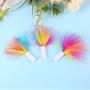 Aopiu 3Pcs Pet Automatic Cat Interactive Toys,Replace Feather Electronic Rotating Toy, Replace Feather