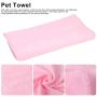 Super Absorbent Dog Towel Quick Drying Dog Bath Towel Pet Bathrobe Blanket Suitable for Small Dog Cat Puppy Pet