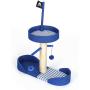 HONGGE Cat Tree, Pirate Ship Cat Tower Sisal Scratching Posts Dangling 2 Ball 75x65x26cm