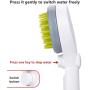 Esing Dog Shower Sprayer Head Attachment,Pet Combing Shower Sprayer,Water Sprinkler Massaging Brush for Dogs and Cats,Pet Grooming Bath Brush Bathing Tool