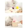 Funny cat Toy Hamster Machine Solid Wooden pet Interactive cat Toy pet cat Supplies