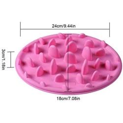 No/Brand Pet Dog Feeding Food Dish Bowl Toys,Silicone Puppy Slow Down Eating Feeder Dish Prevent Obesity Dogs Supplies Outdoor