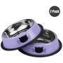 Ureverbasic Cat Bowls Pet Bowl Cat Food Water Bowl with Rubber Base Small Pet Bowl Cat Feeding Bowls Set of 2