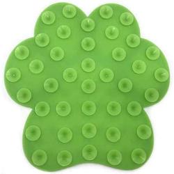 Tysons Pet Treats Dog Lick Mat, Bath & Grooming Slow Feeder, Distraction Device, Powerful Suction Cups on The Back, Training-Just Add Peanut Butter