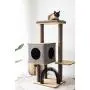 PetPals Three-Level Elevated Cat Tree Condo with Massage & Particle Board, Grey (PP18502) PetPals Three-Level Elevated Cat Tree Condo with Massage & Particle Board, Grey (PP18502)