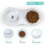 Kinghouse Double-Layer Dog Bowl and Cat Bowl,20-Degree Tilt and Durable Elevated Frame,Easy to Clean and Friendly Material,Best for Dog and Cat.
