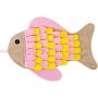 ocijf179 Sniffing Mat Fish Shape Sniffing Mat Food Slow Feeding Release Stress Pet Dog Cat Blanket Toy - Pink