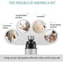 [2020 Upgrade] Dog Nail Grinder, Professional 5-in-1Rechargeable Pet Nail Trimmer with Low Noise, Superior Painless Pet Paws File Grooming/Smoothing/Trimming, Perfect for Small Medium Dogs & Cat