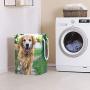 Storage Bag Pet Dog Large Foldable Waterproof Clothes Hamper Toys Storage Bag with Carry Handles 19.3x11.8x15.9 in