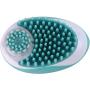 2 in 1 Pet Brush Bath Massage Brush,Shampoo Dispenser for Pet Grooming Deshedding Soft Silicone Bristles Perfect for Washing,Shampooing, Massaging Long,Short Hair,Remove Loose Fur (Green)