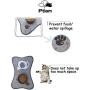 Ptlom Dog and Cat Medium and Small Placemat, Pet Food and Water Mat Suitable for Medium and Small Pets, Prevent Water and Food from Spilling, Cotton
