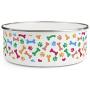 Personalized Dog Bowls for Food or Water (Small - 20oz | Medium - 30oz | Large - 40oz) - Add Your Pets Name - Custom Stainless Steel Enamel Dog Bowl with Lid & Anti-Slip Backing