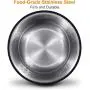 Vikedi Stainless Steel Dog Bowls for Medium/Large Dog, 40 Oz Stainless Steel Bowls with Anti-Skid Rubber Base for Food or Water Bowls, Pets Dog Feeder Bowl Dog Dish Reduce Spill, Set of 2 Vikedi Stainless Steel Dog Bowls for Medium/Large Dog, 40 Oz Stainless Steel Bowls with Anti-Skid Rubber Base for Food or Water Bowls, Pets Dog Feeder Bowl Dog Dish Reduce Spill, Set of 2