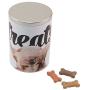 Paw Prints 37722 Carlos The Bulldog Design Large Treat Tin, 5.25'' x 5.25'' x 7.5'', One Color
