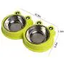 WANTKA Cat Bowl Dog Bowl Pet Stainless Steel Cat Food Water Bowl Non-Slip Rubber Base for Small Dogs Cats Animals WANTKA Cat Bowl Dog Bowl Pet Stainless Steel Cat Food Water Bowl Non-Slip Rubber Base for Small Dogs Cats Animals