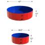 PETMAKER Pet Pool and Bathing Tub-Foldable with Carrying Bag Included