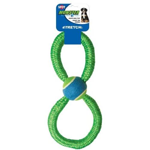 Ethical Pets Figure 8 Monster Bungee with Tennis Ball, 13-Inch