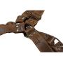 Hide & Drink, Leather No Pull Walking Dog Harness, Adjustable Straps, Pet Training Supplies, Accessories, Handmade Includes 101 Year Warranty :: Bourbon Brown