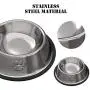 Rapsrk Stainless Steel Dog Cat Bowls for Small/Medium/Large Dogs,Cat Kitten Rabbit Dish with Rubber Base , Pets Feeder Bowl and Water Bowl Perfect Choice (4Pack) Rapsrk Stainless Steel Dog Cat Bowls for Small/Medium/Large Dogs,Cat Kitten Rabbit Dish with Rubber Base , Pets Feeder Bowl and Water Bowl Perfect Choice (4Pack)