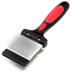Ryans Pet Supplies Paw Brothers Two-Sided Slicker Brush for Dogs, Soft, Small