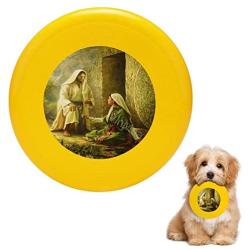 Pet Frisbee Flying Disc Dog Toy - Multifunction He is Risen Greg Olsen