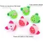 ocijf179 Cat Toy 3Pcs Frog Pig Shape Plush Bell Hollow Out Round Ball Cat Kitten Interactive Toy - Pink Pig ocijf179 Cat Toy 3Pcs Frog Pig Shape Plush Bell Hollow Out Round Ball Cat Kitten Interactive Toy - Pink Pig