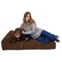 XL-Large Luxury 7 inch Gel Memory Foam Orthopedic Dog Bed with Bolster | 100% USA Made Certi-Pur Non-Toxic Foams | Engineered for Large Breed Dogs Provide Support & Comfort