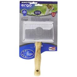Ancol Heritage Wood Handle Soft Slicker Brush Large