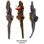 MPP Dog Toys Dinosaur Stuffing Free Squeaker Tug Pick Size Assorted Dino Characters