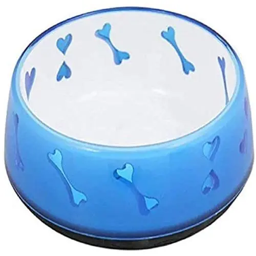 6” Glass Dog Bowl with Engraved Hearts and Dog Bones On The Side - Anti Slip Material Base for Sturdy Protection from Some of The Strongest Dogs - Food and Water Dish with Easy Clean Feature 6” Glass Dog Bowl with Engraved Hearts and Dog Bones On The Side - Anti Slip Material Base for Sturdy Protection from Some of The Strongest Dogs - Food and Water Dish with Easy Clean Feature