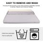 Large Dog Bed Soft Foam Pet Beds 23/31/39/47 inches Washable Anti-Slip Crate Mat Mattress Kennel Pad with Thick Removable Cover