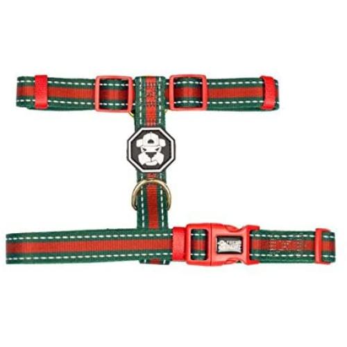 Fresh Pawz - Adjustable H-Harness, The G-Stripe, Large