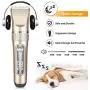 oneisall Dog Clippers Waterproof, 2-Speed Professional Rechargeable Cordless Pet Grooming Hair Shaver Set for Small Medium and Large Dogs Cats-Gold oneisall Dog Clippers Waterproof, 2-Speed Professional Rechargeable Cordless Pet Grooming Hair Shaver Set for Small Medium and Large Dogs Cats-Gold