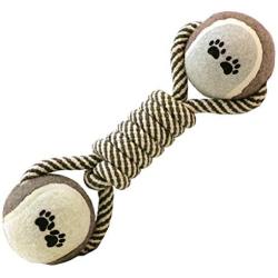 Cotton Toy Interactive Rope Toy Ball, Beneficial to Dogs Mental Health, Dental Health, and Teeth Cleaning, Best Gift for Small/Medium Dogs