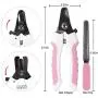 HaoDeng Dog Nail Clippers and Trimmer - with Quick Safety Guard to Avoid Over-Cutting Toenail - Grooming Razor Sharp Blades for Small Medium Large Breeds HaoDeng Dog Nail Clippers and Trimmer - with Quick Safety Guard to Avoid Over-Cutting Toenail - Grooming Razor Sharp Blades for Small Medium Large Breeds
