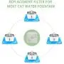 Vekonn Cat Water Fountain Filter, Square Pet Fountain Filters, 8 Filters Pack for Stainless Steel Top Pet Fountain Vekonn Cat Water Fountain Filter, Square Pet Fountain Filters, 8 Filters Pack for Stainless Steel Top Pet Fountain