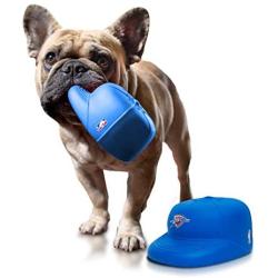 NAP CAP NBA Oklahoma City Thunder Team PlayCap Dog Chew & Squeak Toy, Blue (One Size)