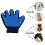 Master Komfy Pet Grooming Gloves 1 Pair Enhanced Five Fingers Deshedding Gloves for Pets/Dogs/Cats, Long/Short Hair