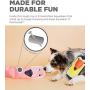 Outward Hound Fire Biterz Durable Real Fire Hose Material Dog Toy with Squeakers
