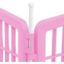 IRIS 24 Pet Playpen 4 + 2 Add-On Panel, Pink
