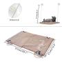 PAWISE Cat Window Perch Kitty Hammock Window Sunny Seat Cat Resting Sunny Seat Steel Skeleton Window Mounted Cat Bed