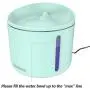 DOGNESS 1L Pet Water Fountain,Healthy and Hygienic Drinking Fountain Super Quiet Flower Automatic Electric Water Bowl for Dogs, Cats, Birds DOGNESS 1L Pet Water Fountain,Healthy and Hygienic Drinking Fountain Super Quiet Flower Automatic Electric Water Bowl for Dogs, Cats, Birds