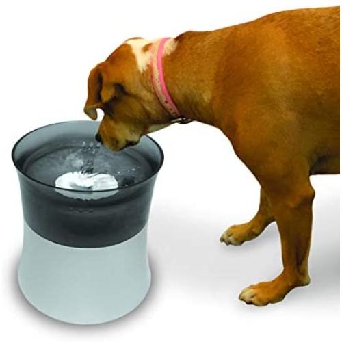 Pioneer Pet Elevated Vortex Pet Drinking Fountain, White, 128 Fluid Ounces (3047)