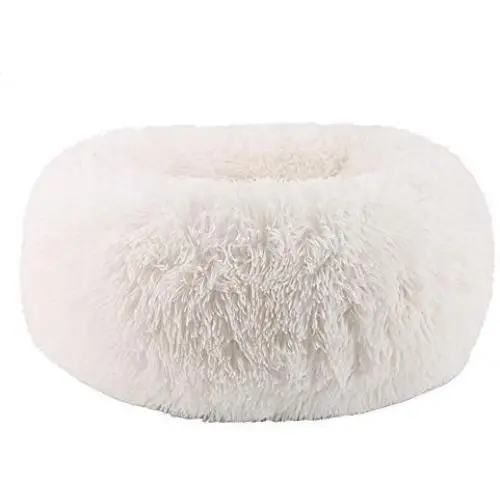 BODISEINT Modern Soft Plush Round Pet Bed for Cats or Small Dogs, Mini Medium Sized Dog Cat Bed Self Warming Autumn Winter Indoor Snooze Sleeping Cozy Kitty Teddy Kennel BODISEINT Modern Soft Plush Round Pet Bed for Cats or Small Dogs, Mini Medium Sized Dog Cat Bed Self Warming Autumn Winter Indoor Snooze Sleeping Cozy Kitty Teddy Kennel