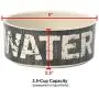 PetRageous 10003 Vintage Stoneware Dog Water Bowl with 3.5-Cup Capacity 6-Inch Diameter by 2.5-Inch Tall Great for Medium and Large Sized Dogs and Cats, Black and Natural, One Size PetRageous 10003 Vintage Stoneware Dog Water Bowl with 3.5-Cup Capacity 6-Inch Diameter by 2.5-Inch Tall Great for Medium and Large Sized Dogs and Cats, Black and Natural, One Size